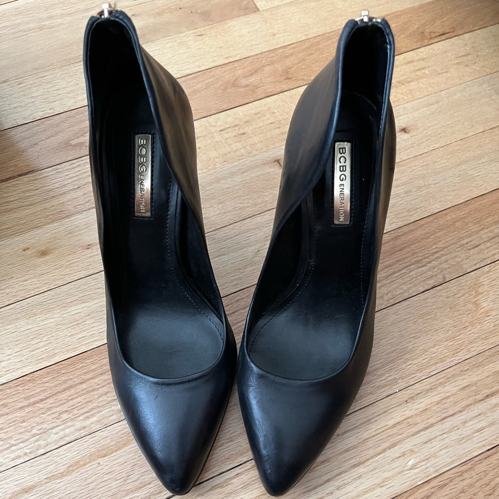 BCBG black heels